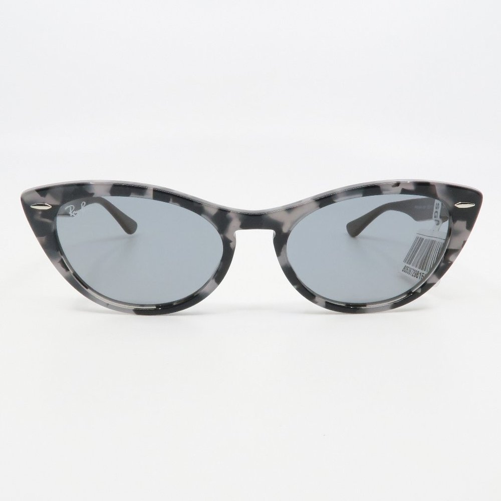 Ray-Ban RB 4314N 1250/Y5 NINA Black and Grey Tortoise Cat Eye New Sunglasses - Picture 2 of 6